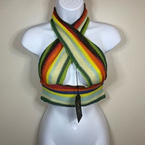 Front criss cross crop top